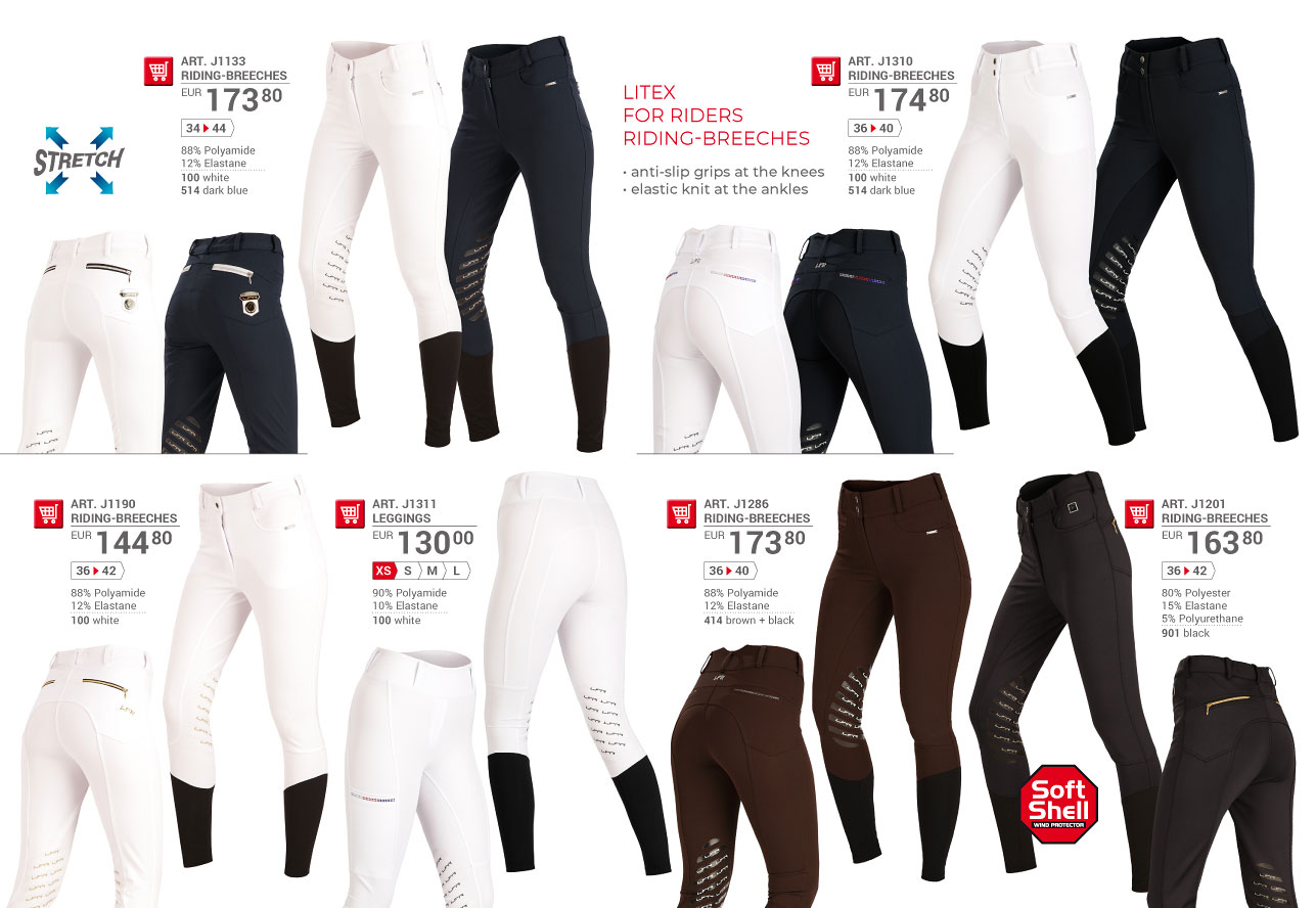 Equestrian clothing 2024 [page 8] - LITEX catalog