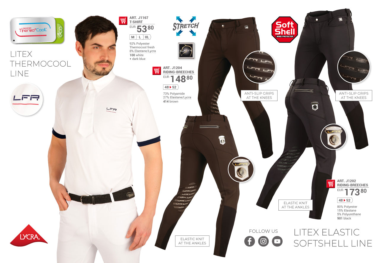 Equestrian clothing 2024 [page 22] - LITEX catalog