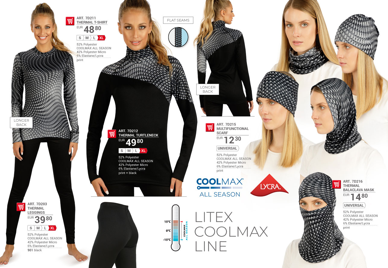 Thermal underwear 2024 [page 132] - catalog LITEX