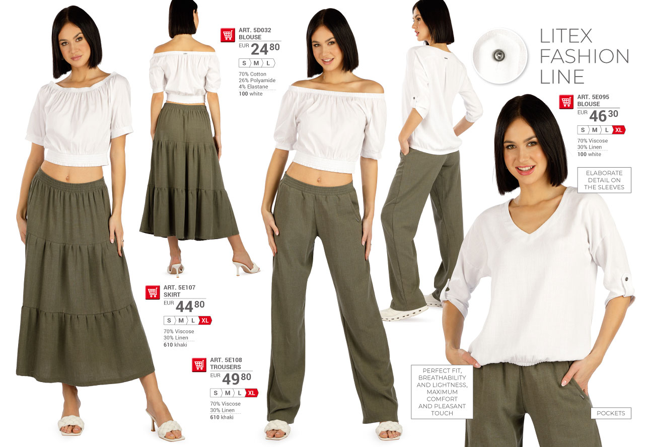 Women's clothes 2024 [page 4] - LITEX catalog