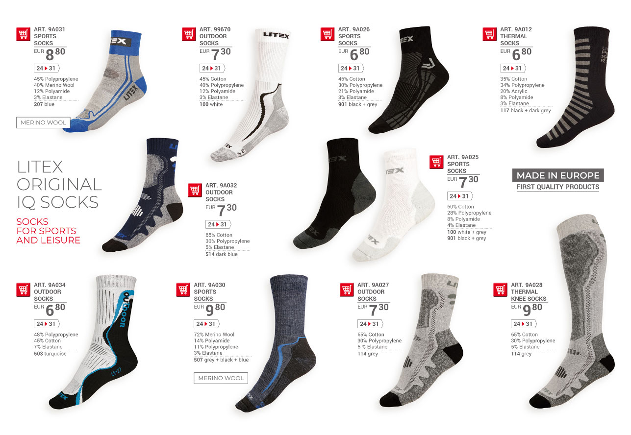 Socks 2024 [page 116] - LITEX catalog