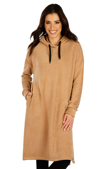 Sweatshirt dresses > Women´s dress with hood. 7E254